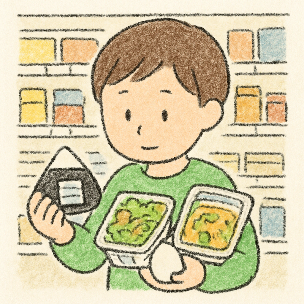 ダイエット コンビニ 夜ご飯 500kcal以内のイメージ