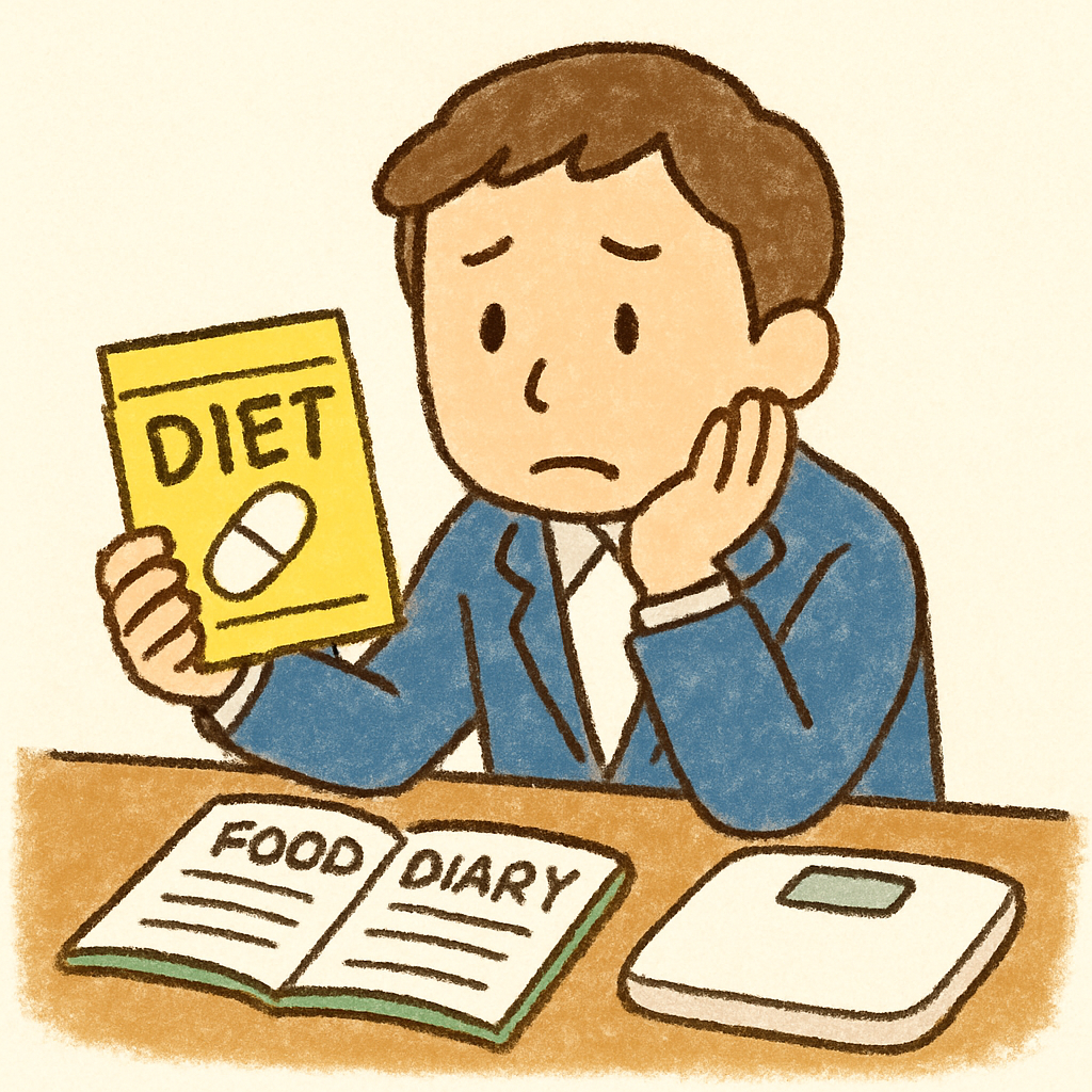 ダイエット サプリ 飲んでも痩せない 原因のイメージ