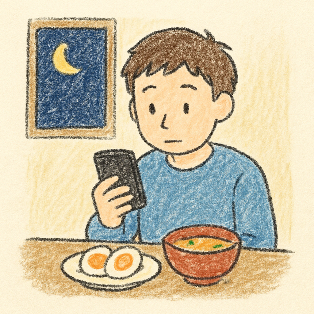 ダイエット 男性 夜食 お腹が空いたとき 何食べるのイメージ