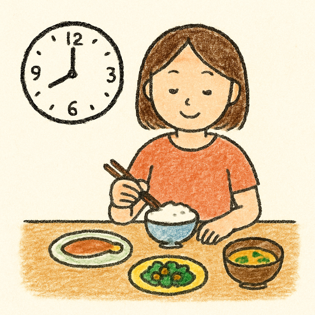 ダイエット 女性 夜ご飯 何時までのイメージ