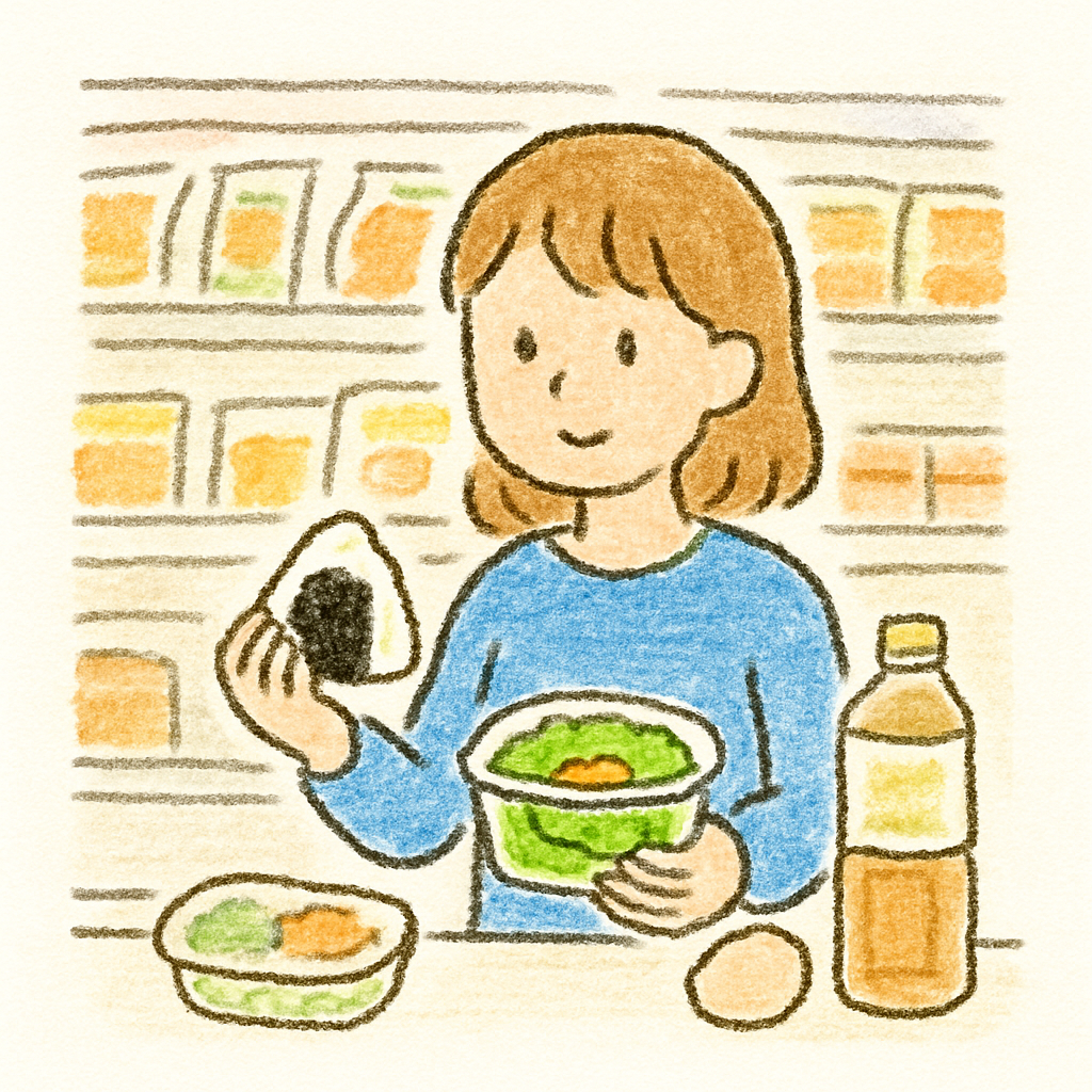 ダイエット コンビニのイメージ