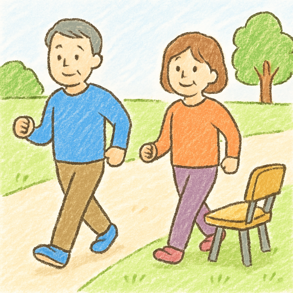 ダイエット 50代 膝に負担をかけない運動のイメージ