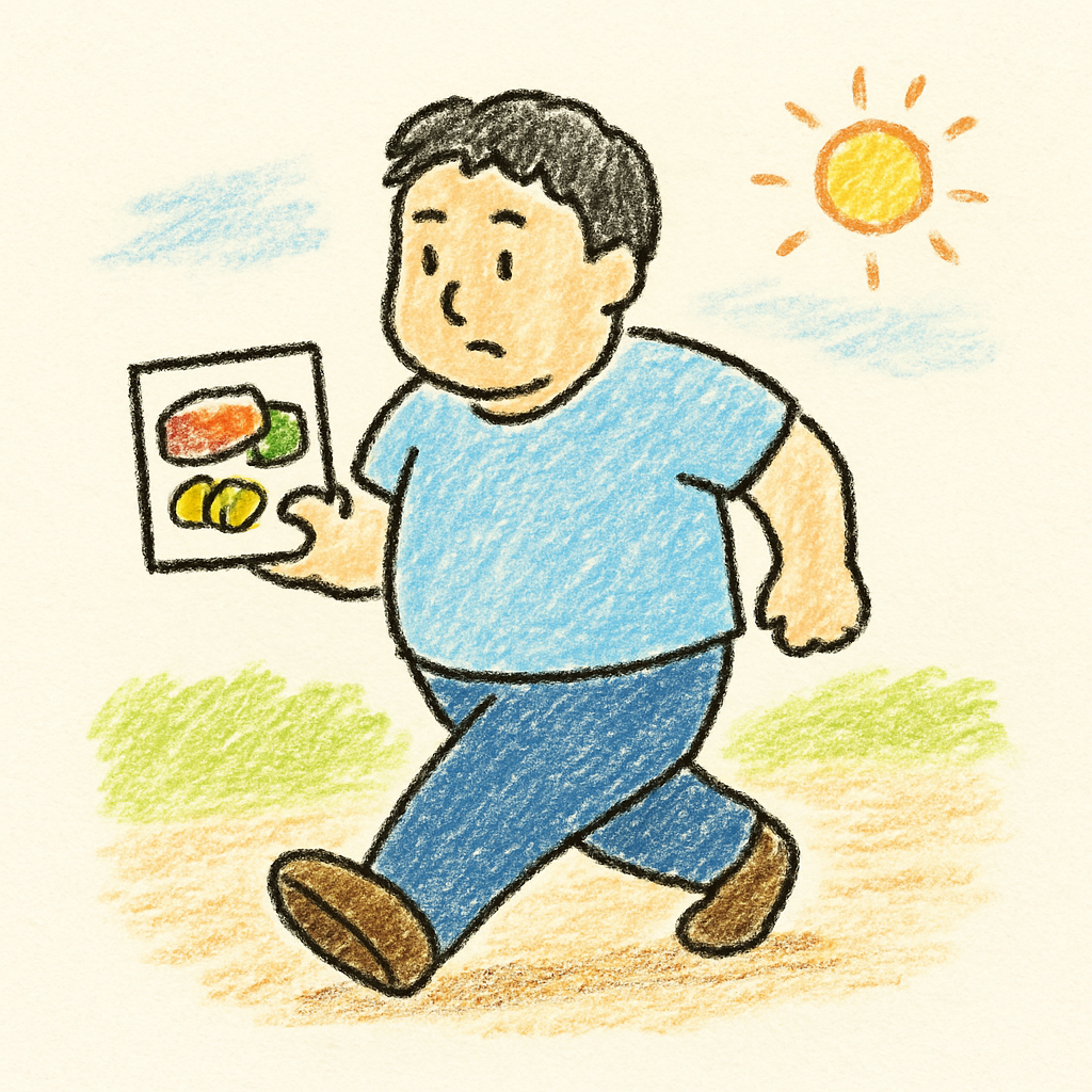 ダイエット 男性 内臓脂肪を落とす 方法のイメージ