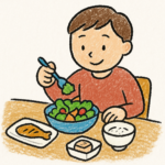 ダイエット 食事 野菜から食べる 効果のイメージ