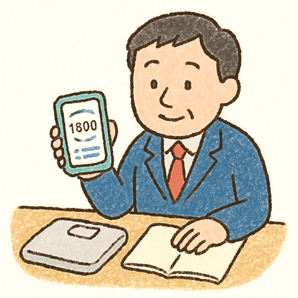 ダイエット 50代 1日の摂取カロリー 目安のイメージ